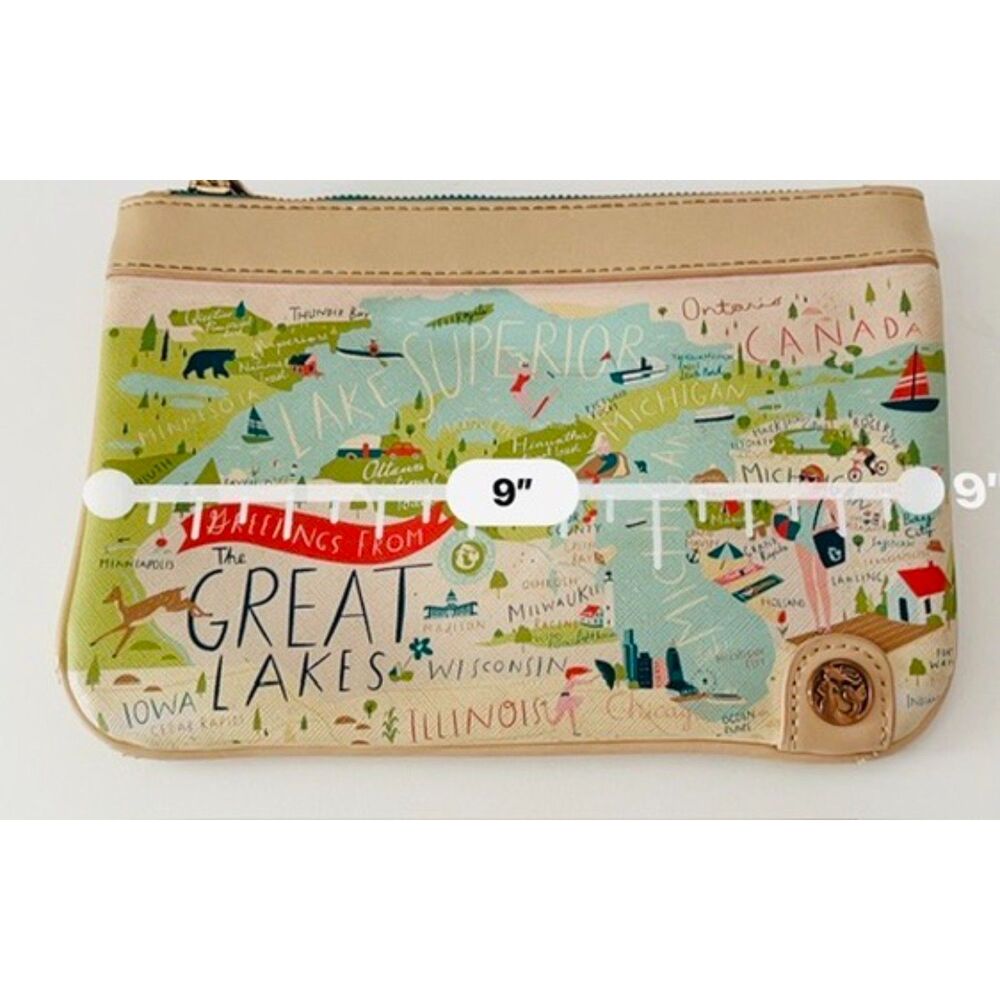 Spartina 449 Greetings From the Great Lakes Scout Wristlet - Picture 10 of 11